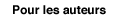 Info pour les auteurs