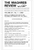 Maghreb Review Vol 34 No 1 2009